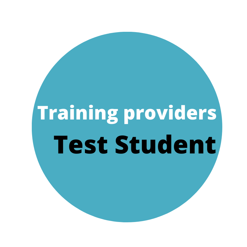 Training providers- Student Test